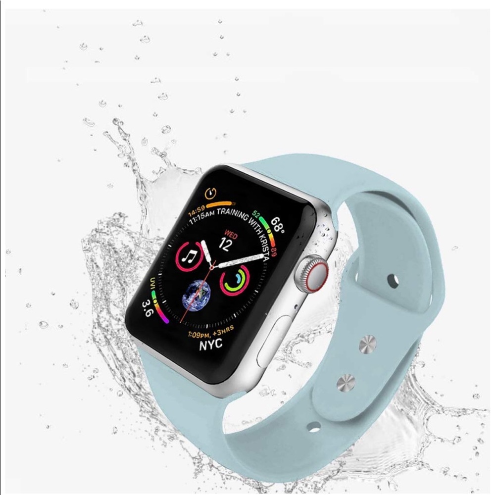 Apple Watch band. Turquoise